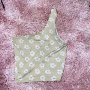 Cute Floral off the shoulder top